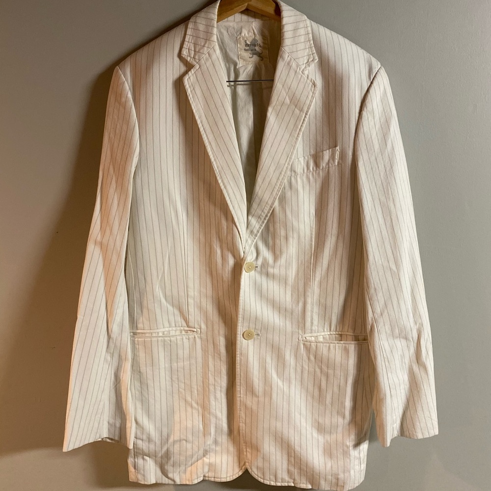 Express Men’s 40R (large) pinstriped suit coat.